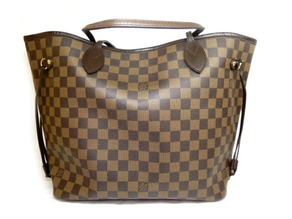 Louis Vuitton Neverfull Damier Bag Tote Brown